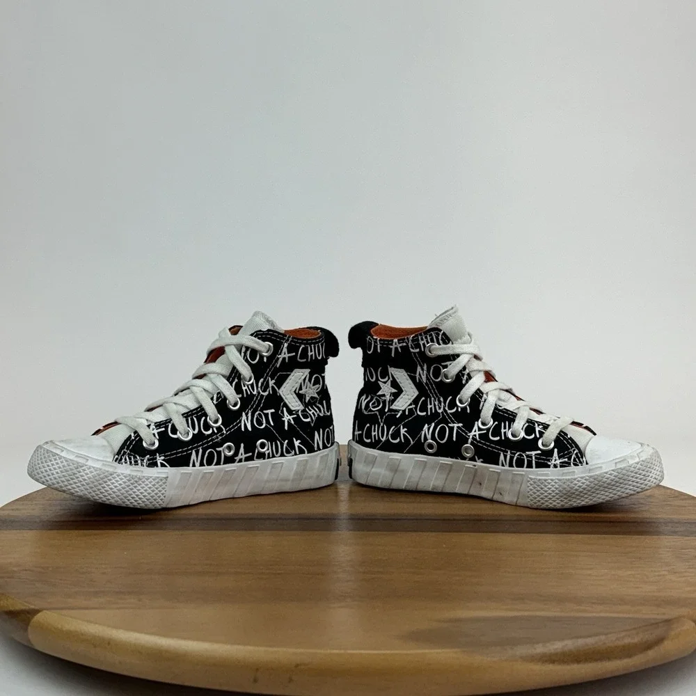 Little Kids Boys Converse UNT1TL3D Not a Chuck‎ Black Sneakers Shoes Size 11 C